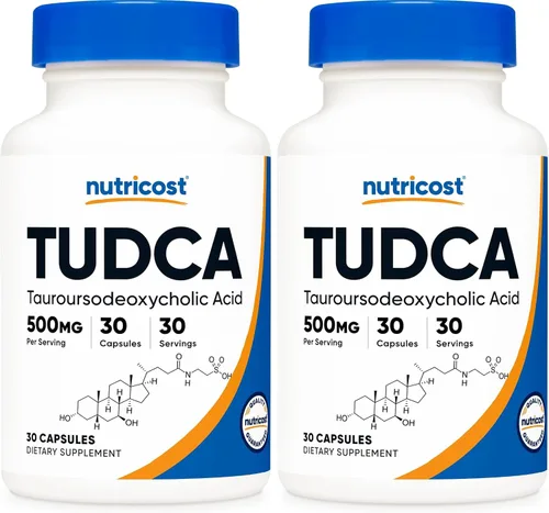 Vista 7 de Nutricost Tudca 500 mg, 30 cápsulas (ácido tauroursodesoxicólico) - Calidad premium, sin gluten