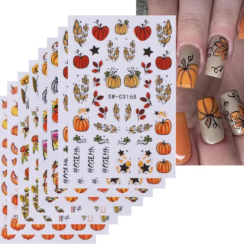 Vista 15 de 6 hojas de calcomanías de arte de uñas de animales autoadhesivas 3D, diseño de letras de gato, divertidas calcomanías de uñas para primavera
