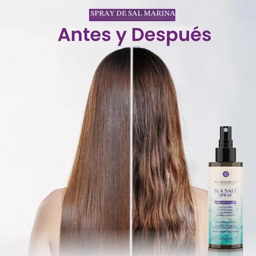 Vista 4 de Nuva Botanicals Spray texturizante para el cabello con sal marina de coco