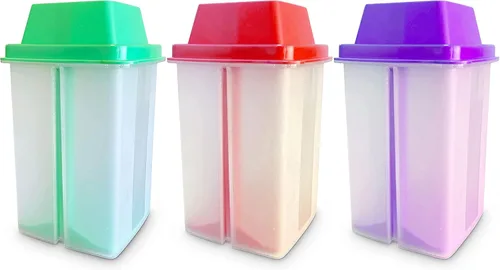 Vista 2 de 1 Gran Recipiente para Pepinillos con Colador, Contenedor para Aceitunas y Jalapeños, Almacenamiento de Alimentos