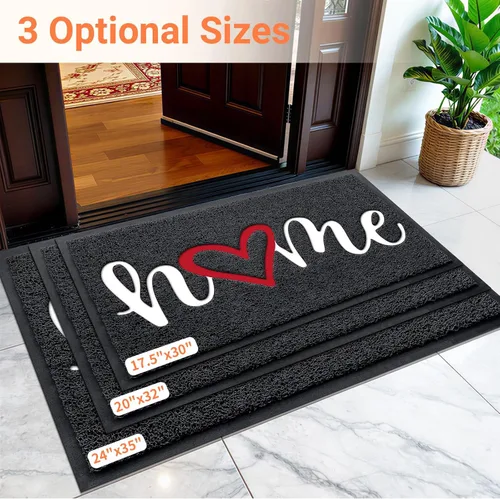 Vista 2 de StepLively Tapete de Puerta Alfombra de Bienvenida para Interiores y Exteriores, Tapete de Bienvenida de Perfil Bajo y Antideslizante para Entrada