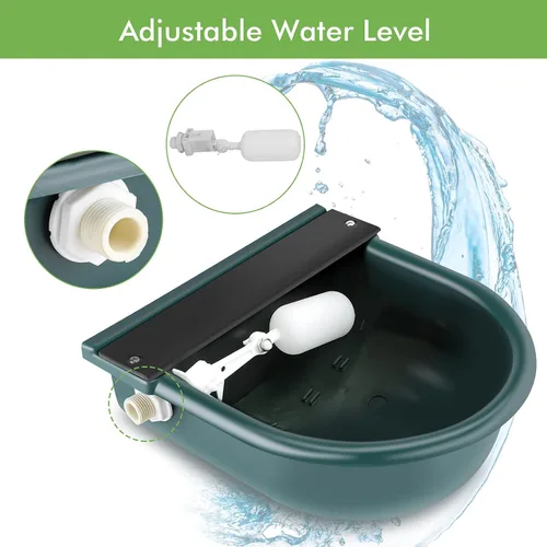 Vista 9 de GOTOTOP Dispensador automático de agua para mascotas, 4L de gran capacidad para gatos, cabras, caballos