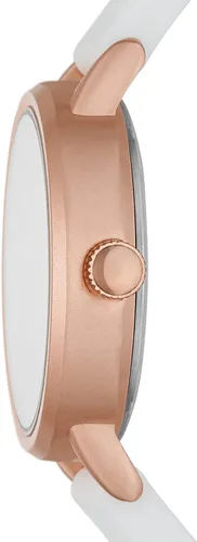 Vista 2 de Skechers Reloj deportivo analógico de cuarzo de silicona o cuero para mujer