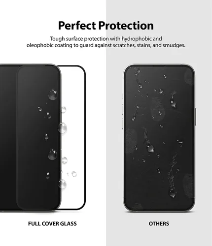 Vista 7 de Ringke Protector de pantalla de vidrio de cubierta completa compatible con iPhone 13 Mini, antiarañazos, compatible con fundas, cobertura completa