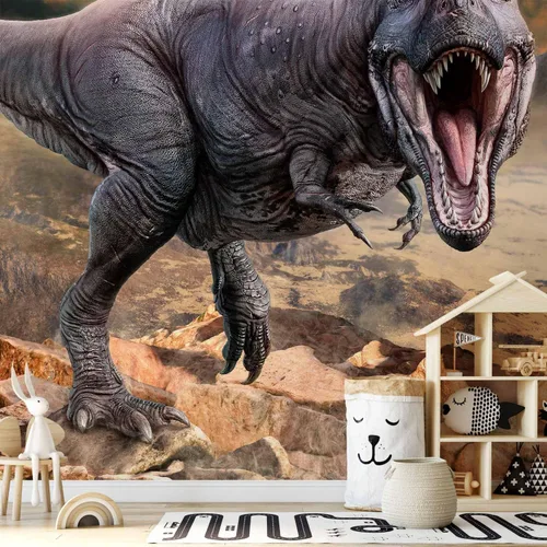 Vista 6 de artgeist Mural de pared Dinosaurios 79 x 55 pulgadas - Papel tapiz no tejido XXL Decoración de pared de forro polar Impresión fotográfica Diseño
