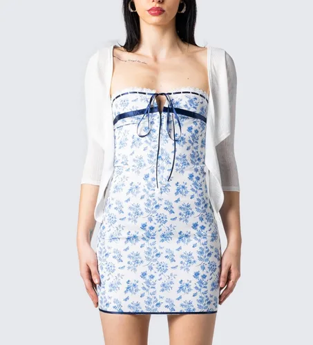 Vista 3 de HengShunRui Mini vestido de tubo Y2k para mujer, vestidos de fiesta ajustados sin tirantes sexy