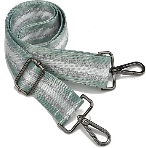 Vista 25 de LVYOUME Correa para bolso, accesorios plateados, correas anchas para bolsa, correa de hombro ajustable para bolsos