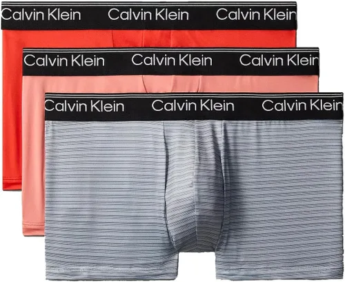 Vista 8 de Calvin Klein Ropa interior de microfibra elástica para hombre, paquete de 3 troncos 3 Negro