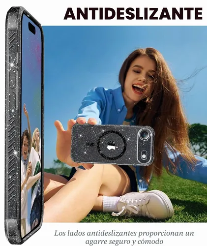 Vista 3 de MIODIK Compatible con Funda para iPhone Air, [Compatible con Magsafe] con Protector de Pantalla y Protección de Cámara Mejorada, Funda Protectora