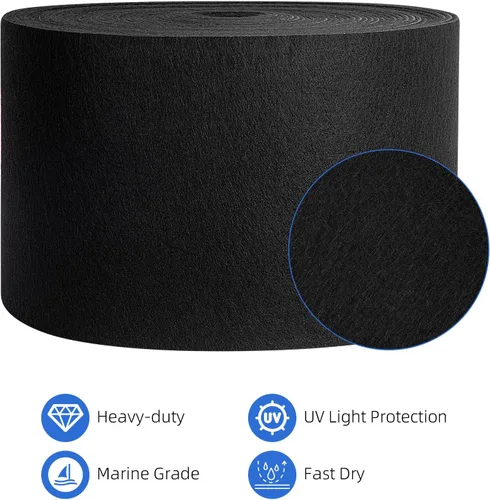 Vista 3 de Ultra - Premium Boat Trailer Bunk Carpet - 28oz/30oz Extra Thick,12 Inch Wide, Marine - Grade Quality, UV Resistant,Fast-Dry Built for Unrivaled