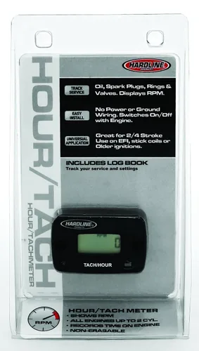 Vista 12 de Hardline Products USA EDT9 Medidor de horas inductivo y tacómetro digital – Reemplazo para STIHL 5910 850 1100 – Medidor de RPM impermeable