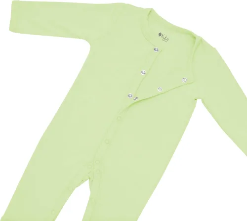 Vista 35 de KYTE BABY Mameluco suave unisex con cierre a presión, 97% rayón hecho de bambú, 3% elastano