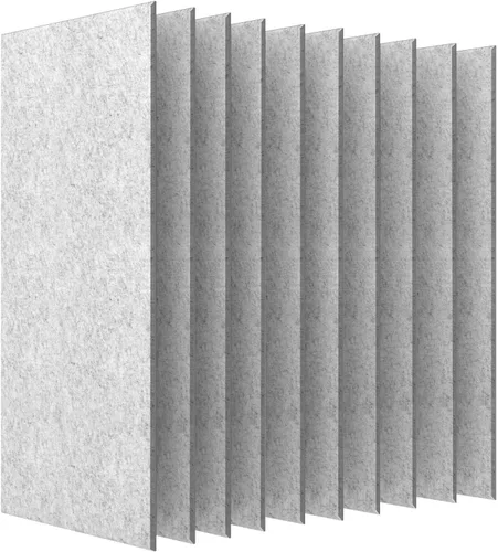 Vista 9 de UMIACOUSTICS - 12 piezas de paneles acústicos, paneles de pared insonorizados de 11.8 x 11.8 x 0.35 pulgadas, paneles de absorción de sonido
