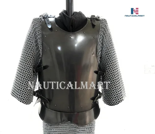 Vista 6 de Armor Breastplate Dark Warrior - Epic Dark Large - Gris Armour