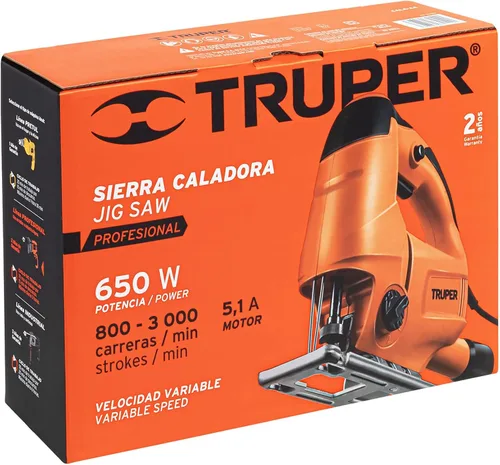 Vista 3 de Sierra caladora, profesional, 650 W