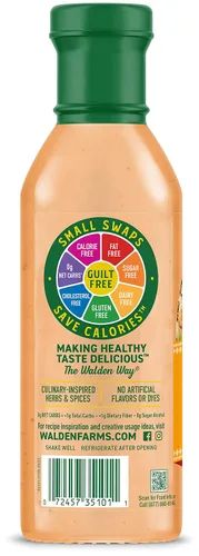 Vista 2 de Walden Farms Street Taco Sauce Creamy Chipotle - Sin calorías, sin gluten, bajo en carbohidratos, apto para dieta cetogénica, sin azúcar, sabor a
