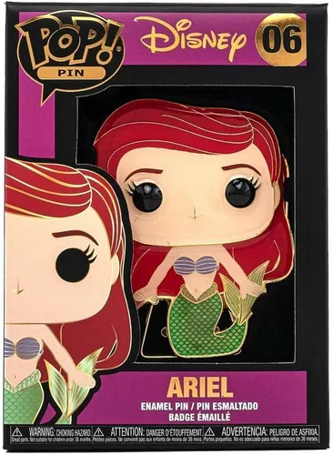 Vista 2 de Funko Pop! Pin Disney Ariel 06 Pin esmaltado grande