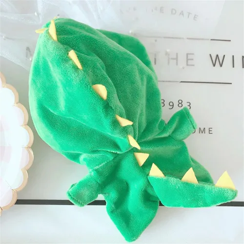 Vista 3 de Ropa de muñeca de felpa de 7.9 in/8 pulgadas, ropa de animal, pijamas, accesorios para muñecas (dinosaurio)