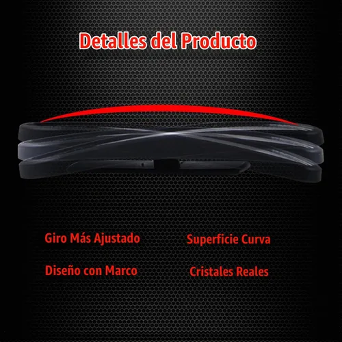 Vista 3 de Ampper Espejo de punto ciego, carcasa de ABS de vidrio HD, convexo, gran angular, retrovisor, espejo para automóvil, SUV y camión
