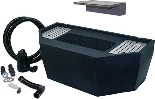 Vista 12 de Kit de derrame acrílico iluminado de 12 pulgadas que cambia de color con lavabo de 12 galones derrame LED que cambia de color, lavabo de 12