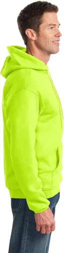 Vista 2 de Port & Company PC90H Sudadera con capucha - Verde de seguridad - XL, Verde (SAFETY GREEN)