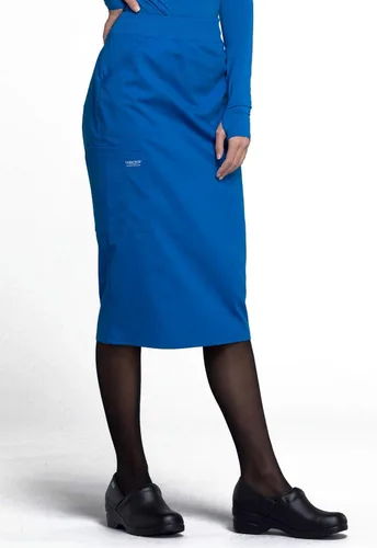 Vista 5 de Ropa quirúrgica uniforme de falda profesional de trabajo, cintura de punto acanalado, elástico suave WW510
