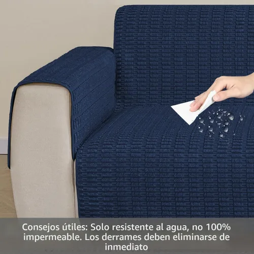 Vista 5 de Muamar Funda para Cama de Perro Protector de Sofá, Fundas de Sofá Antideslizantes Impermeables para Sala de Estar Fundas de Sofá, Tapete de Sofá