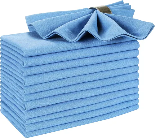 Vista 9 de Hausattire Servilletas reutilizables lavables 100% algodón de 18 x 18 pulgadas, servilletas de mesa para Acción de Gracias, Navidad, otoño