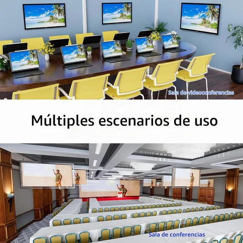 Vista 5 de KAGO Divisor HDMI de 8 puertos 4K @60Hz 1 en 8 salidas con EDID