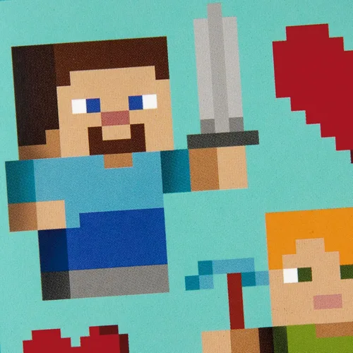 Vista 6 de Hallmark Minecraft - Tarjetas y calcomanías para el día de San Valentín para niños (24 aulas de San Valentín con sobres)