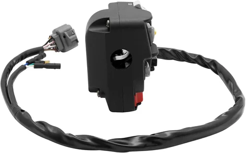 Vista 5 de Interruptor de control de manillar compatible con Honda Recon 250 ES TRX250-TE Interruptor de botón de arranque y parada de faros delanteros
