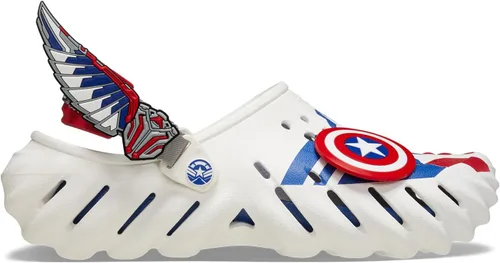 Vista 5 de Crocs Zueco unisex para adultos Marvel Capitán América Echo