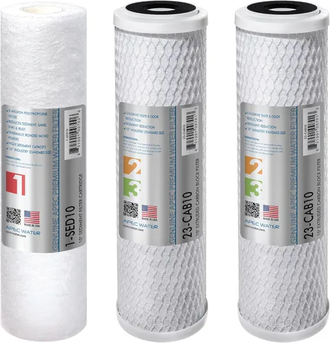 Vista 10 de APEC FILTER-MAX90 Hecho en EE. UU. 90 GPD Juego completo de filtros de repuesto para sistema de filtro de agua de ósmosis inversa serie ULTIMATE