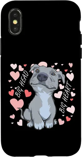Vista 5 de iPhone 11 Pro Max Big Heart Pitbull Pibble Mom - Estuche de regalo