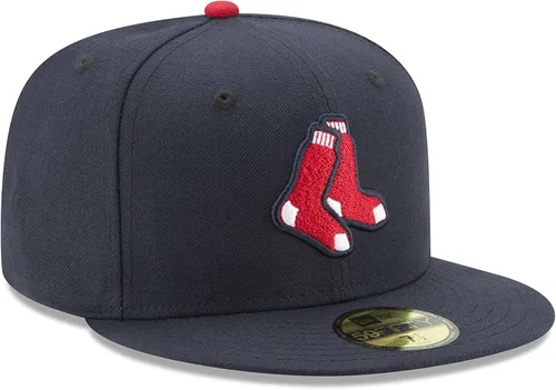 Vista 3 de New Era 59FIFTY Boston Red Sox Navy MLB 2017 Auténtica Colección En Campo Alternate Gorra