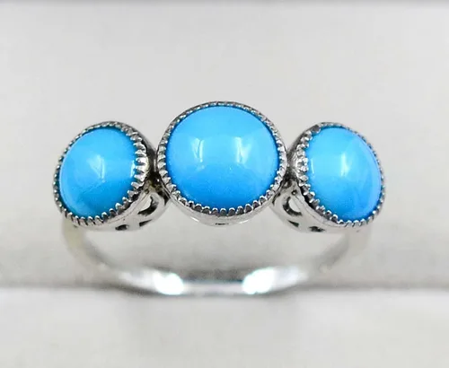 Vista 3 de Anillo unisex de plata de ley 925 con piedra de nacimiento de diciembre de 0315in con diseño de cabina