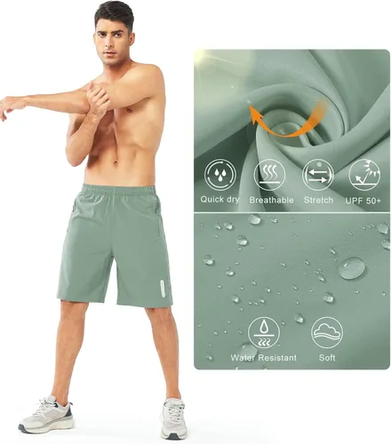 Vista 5 de NORTHYARD - Pantalones cortos deportivos para correr para hombres, ligeros, de secado rápido, 7, 5 o 9 pulgadas, para senderismo, deportes, gimnasio