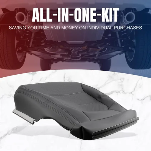 Vista 7 de AUTOKAY Funda negra para asiento inferior del conductor, compatible con Volkswagen Jetta 2011 2012 2013 2014