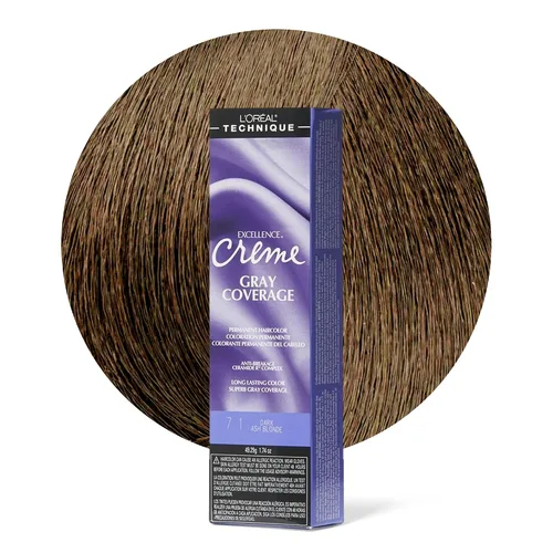 Vista 26 de L'Oréal Technique Excellence Crème Permanent Hair Color Long-Lasting Hair Dye Rich Formula with No-Drip Application Superb Gray Coverage For