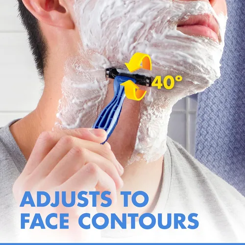 Vista 5 de Gillette Mach3 Maquinillas de afeitar desechables para hombre, 3