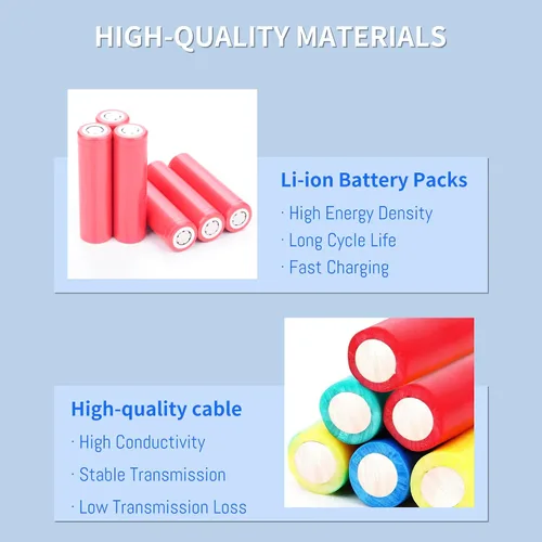Vista 6 de Batería de vacío de 3400 mAh para Deenkee 600 DK600 DK600 MAX, para Ionvac SmartClean 2000, Tesvor X500 ProT, para BG750 BG700 BG600 MAX, para OKP