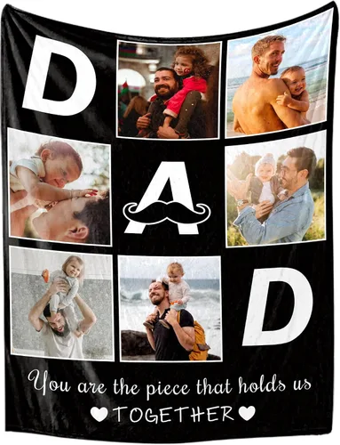 Vista 11 de Manta personalizada con foto, manta personalizada con imagen, regalos personalizados para pareja, mamá, papá, novia, novio, amigo, cumpleaños