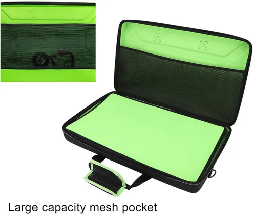 Vista 2 de Funda para controlador de DJ Bolsa de almacenamiento para DDJ FLX4 FLX2 400 SB2 SB3 REV 1 RB con correa ajustable para el hombro compartimento