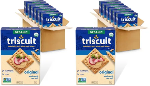 Vista 23 de Triscuit Galletas originales orgánicas) sin OMG, 7 onzas (paquete de 6)