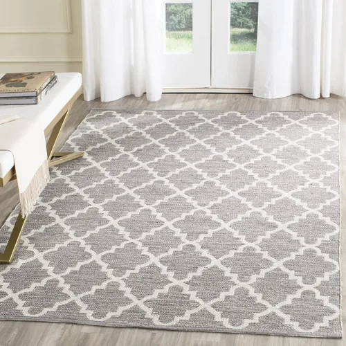 Vista 22 de SAFAVIEH Montauk Collection - Alfombra decorativa, 2 pies 3 pulgadas x 3 pies 9 pulgadas, beige y marfil, hecho a mano, de algodón enrejado, ideal