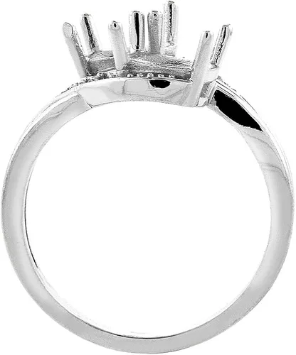Vista 2 de 10K oro blanco Diamante y Garnet Forma Natural Opal 2-stone Anillo Oval 8x 6mm tamaños 510