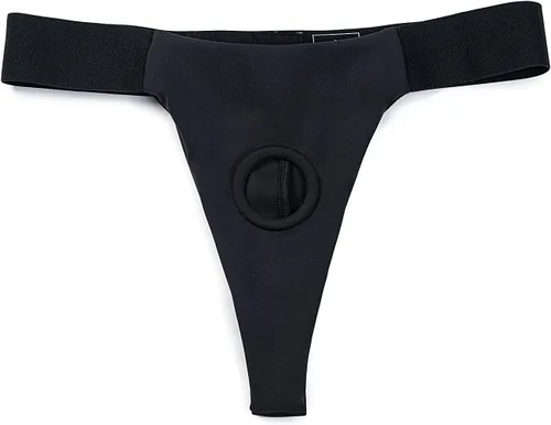 Vista 3 de BQQSHH Correa pequeña en ropa interior arnés, correa en arnés, strapons Strapless Boxers Breve para hombres parejas unisex