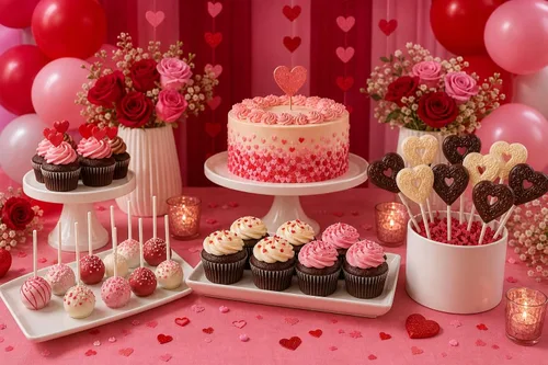 Vista 3 de Molde de caramelo de chocolate piruleta de corazón Día de San Valentín 3063