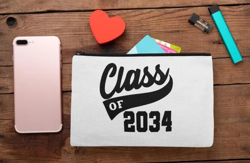 Vista 5 de Adhesivo de graduación para planchar en la clase de 2034, calcomanía para camiseta de secundaria, parche de graduación HTV para graduados
