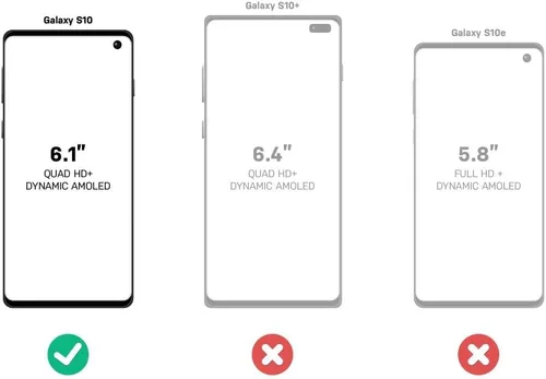 Vista 3 de OtterBox SYMMETRY SERIES - Funda transparente para Galaxy S10, empaque para venta al menudeo, funda para teléfono celular